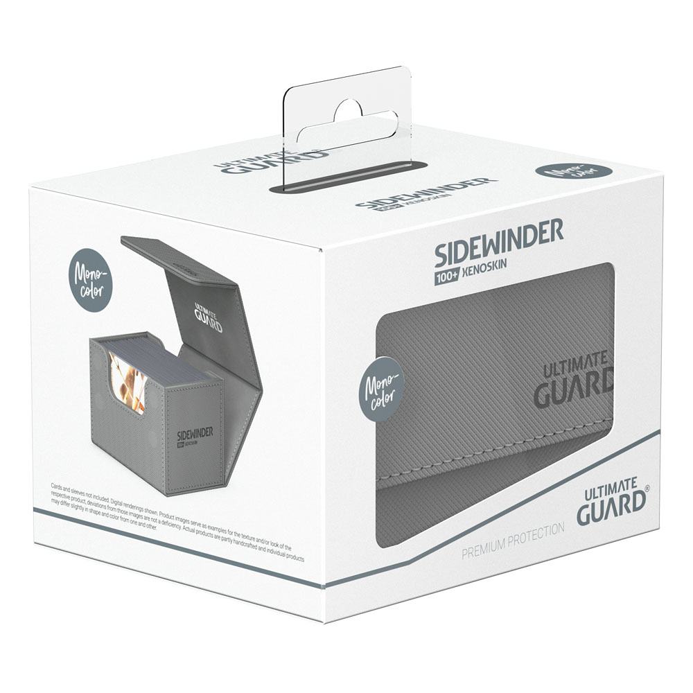 Ultimate Guard Sidewinder 100+ Xenoskin Monocolor Grey Deck Box