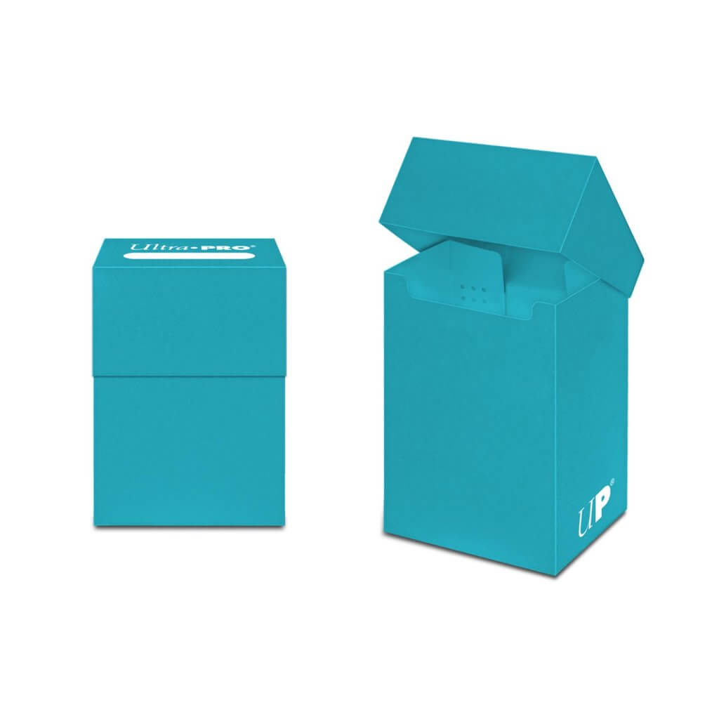 Kotak Dek Ultra Pro - Biru Muda Pepejal
