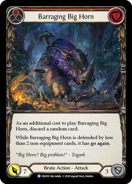 Barraging Big Horn | Red | Crucible of War Unlimited