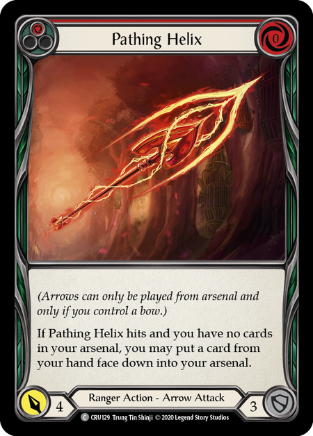 Pathing Helix - Red - Crucible of War Unlimited (Rainbow Foil)