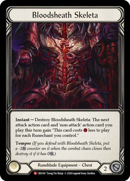 Bloodsheath Skeleta | Maha Agung | Crucible of War Unlimited (Rainbow Foil)