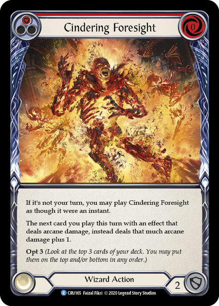 Cindering Foresight - Red - Crucible of War Unlimited