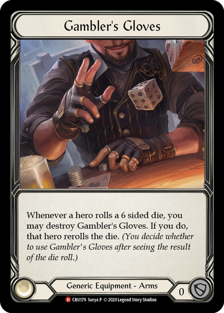 Gambler's Gloves - Majestic - Crucible of War Unlimited (Rainbow Foil)