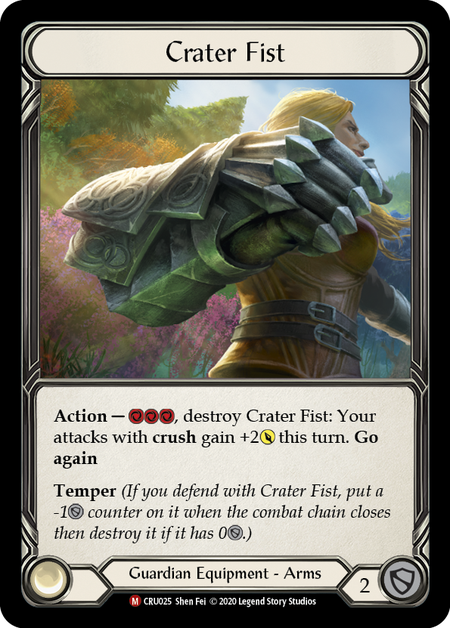 Crater Fist - Majestic - Crucible of War Unlimited (Rainbow Foil)