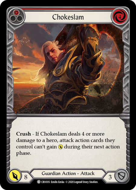 Chokeslam - Red - Crucible of War Unlimited