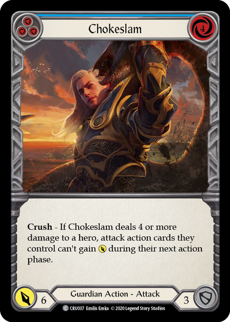 Chokeslam - Blue - Crucible of War Unlimited