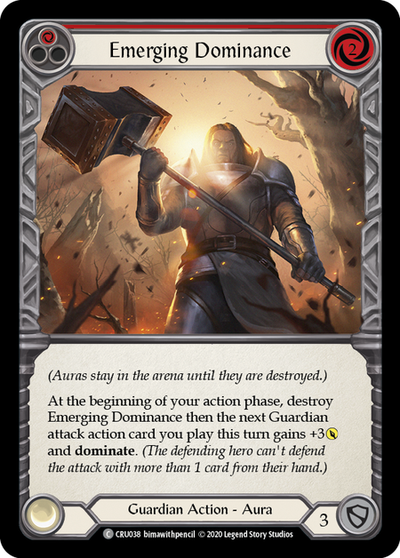 Emerging Dominance | Red | Crucible of War Unlimited (Rainbow Foil)