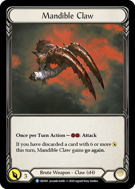 Mandible Claw (Reverse) - Rare - Crucible of War Unlimited