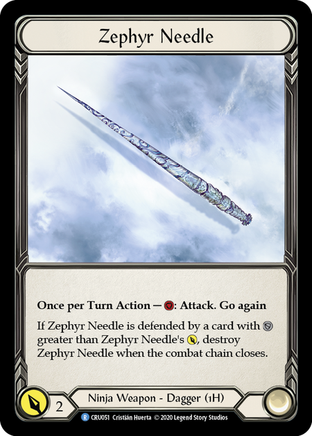 Zephyr Needle - Rare - Crucible of War Unlimited (Rainbow Foil)