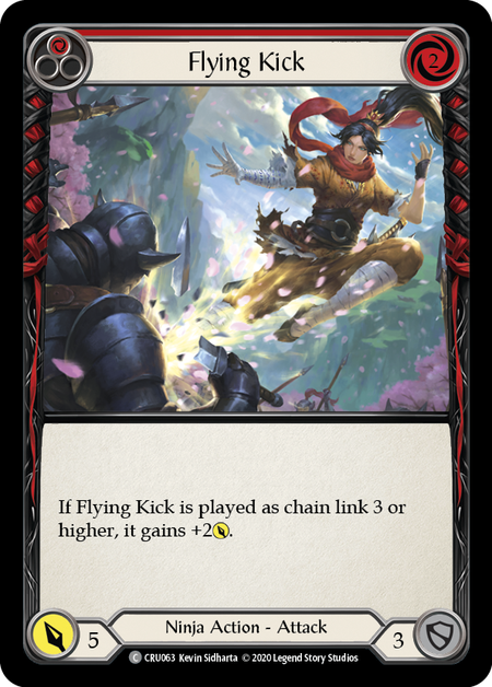 Flying Kick - Red - Crucible of War Unlimited