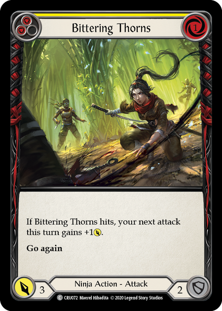 Bittering Thorns | Yellow | Crucible of War Unlimited (Rainbow Foil)