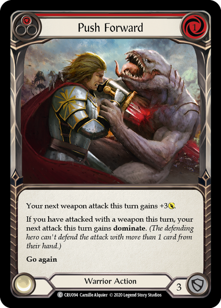 Push Forward - Red - Crucible of War Unlimited