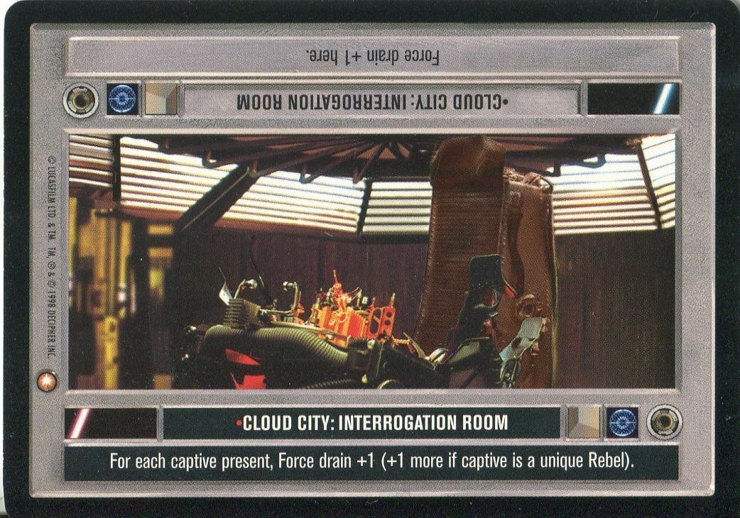 Cloud City: Interrogation Room - SWCCG - Special Edition (Lightly Played)