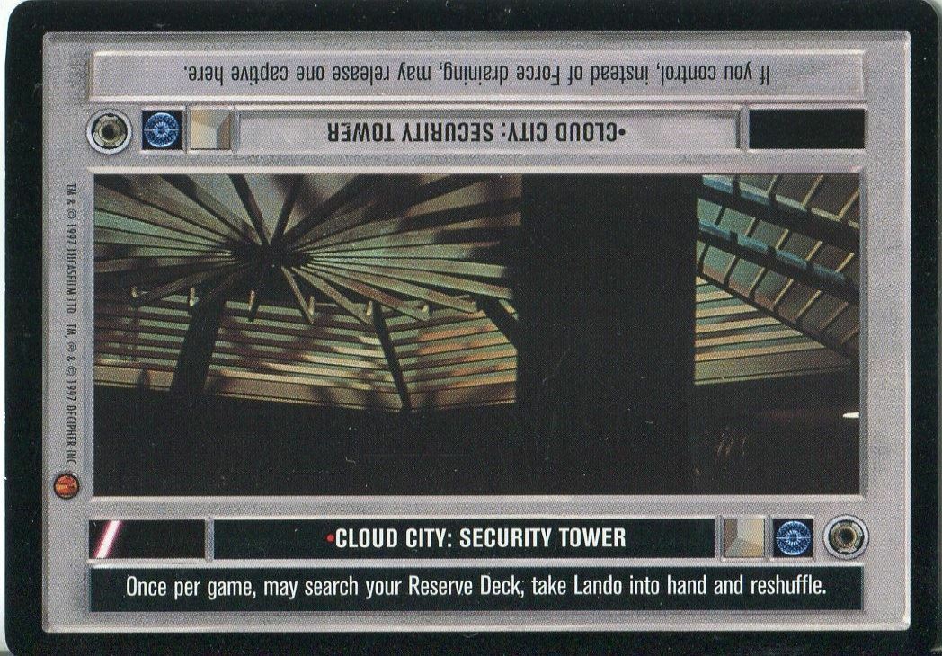 Cloud City: Security Tower - SWCCG - Cloud City (Lightly Played)