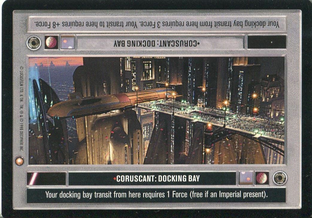 Coruscant: Docking Bay - SWCCG - Special Edition (Lightly Played)