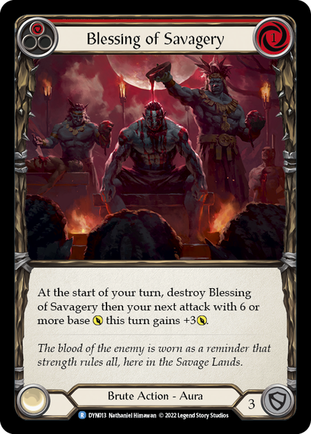 Blessing of Savagery - Red - Dynasty
