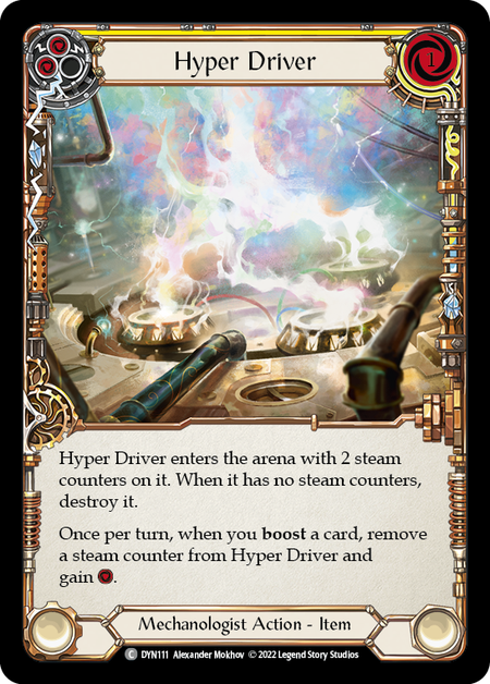 Hyper Driver - Yellow - Dynasty (Cold Foil)