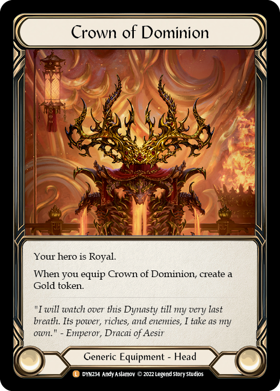 Crown of Dominion - Legendary - Dynasty (Rainbow Foil)