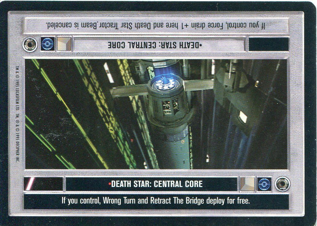 Death Star: Central Core - SWCCG - Premiere (Lightly Played)
