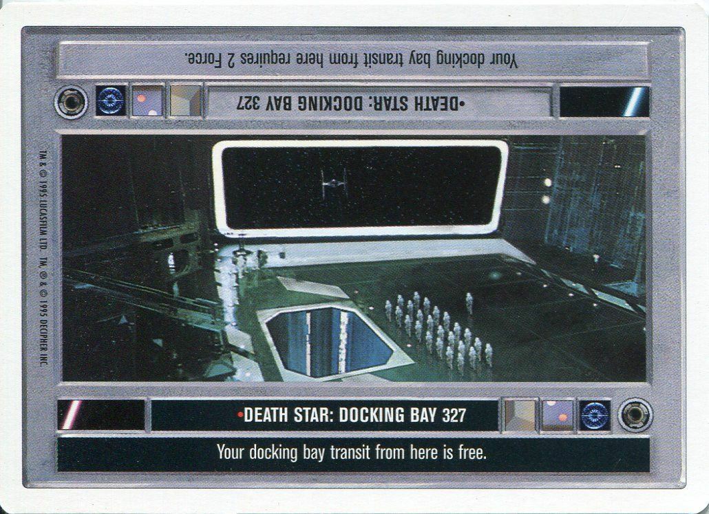Death Star: Docking Bay 327 - SWCCG - Premiere