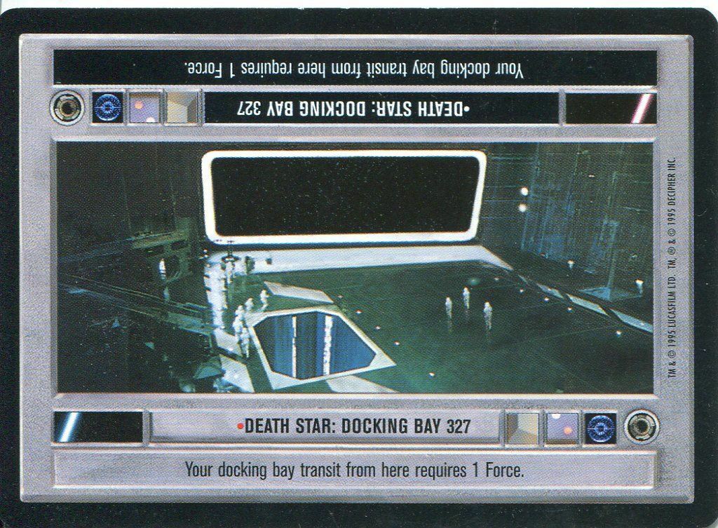 Death Star: Docking Bay 327 (Light) - SWCCG - Premiere