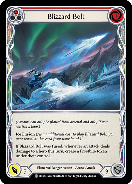 Bolt Blizzard | Merah | Tales of Aria Edisi Pertama (Rainbow Foil)