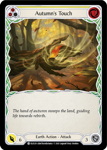Autumn's Touch - Yellow - Tales of Aria 1st Edition (Rainbow Foil)