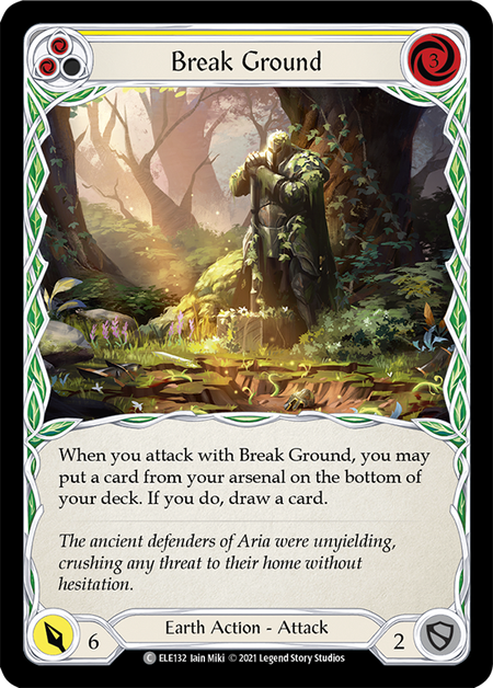 Break Ground - Yellow - Tales of Aria 1st Edition