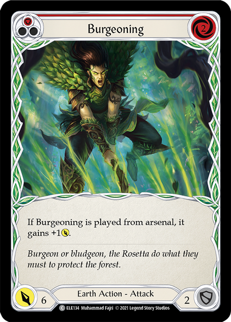 Burgeoning - Red - Tales of Aria 1st Edition