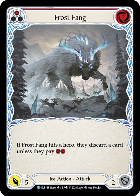 Frost Fang - Red - Tales of Aria 1st Edition (Rainbow Foil)