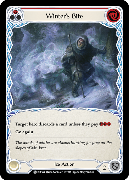 Winter's Bite - Red - Tales of Aria 1st Edition (Rainbow Foil)