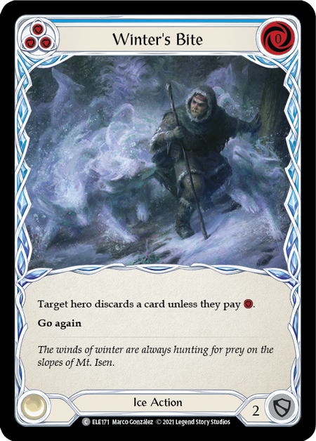 Winter's Bite - Blue - Tales of Aria 1st Edition (Rainbow Foil)