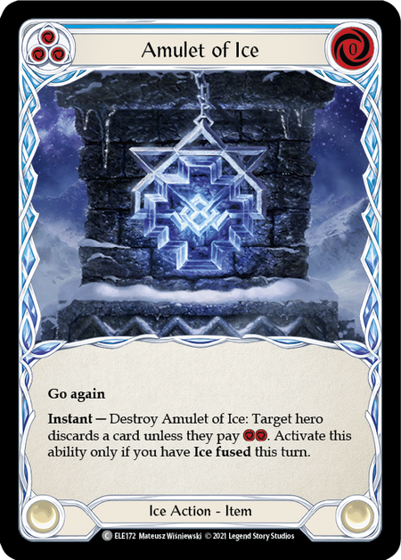 Amulet of Ice - Blue - Tales of Aria 1st Edition