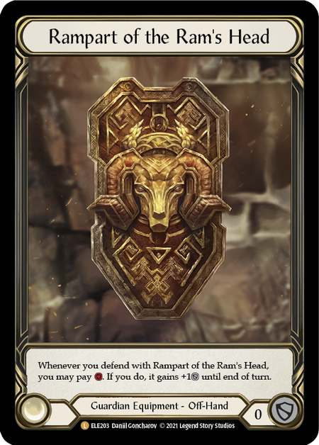 Rampart of the Ram's Head - Cold Foil - ELE203-1