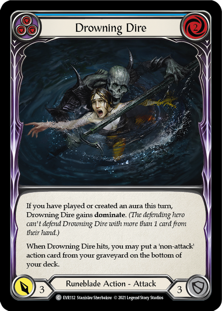 Drowning Dire - Blue - Everfest 1st Edition