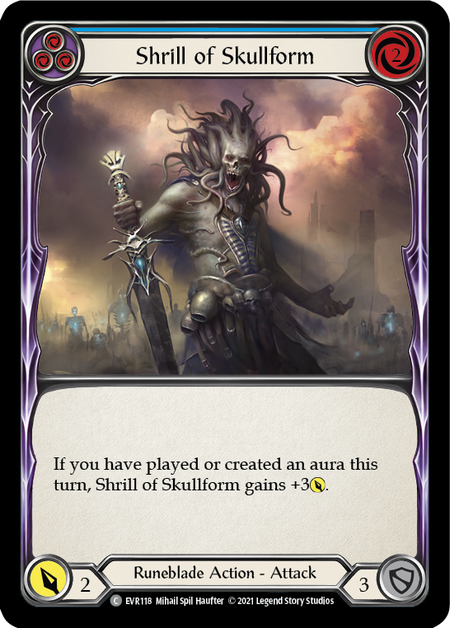Shrill of Skullform - Blue - Everfest 1st Edition