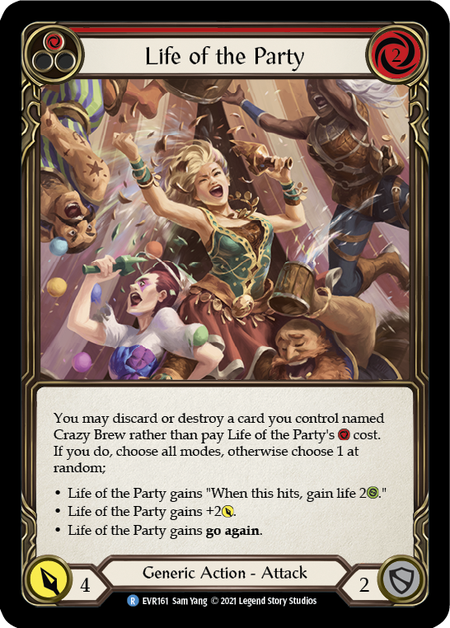 Life of the Party - Red - Everfest 1st Edition (Rainbow Foil)