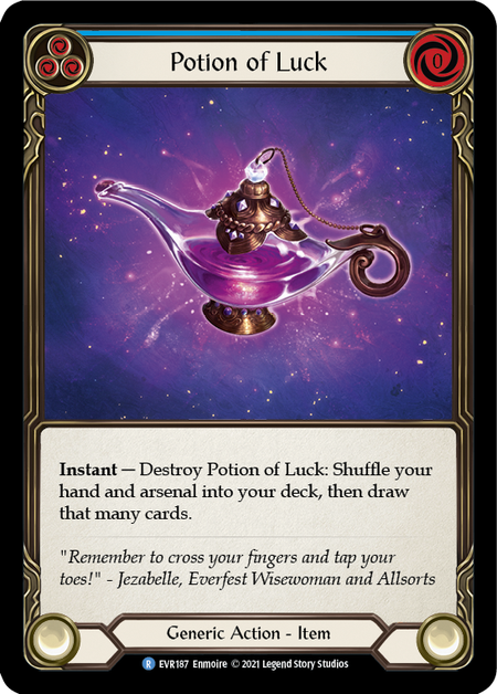 Potion of Luck - Blue - Everfest 1st Edition