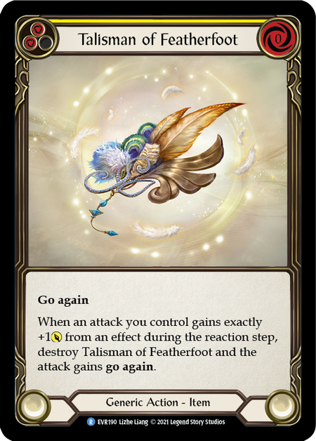 Talisman of Featherfoot - Cold Foil - Everfest 1st Edition