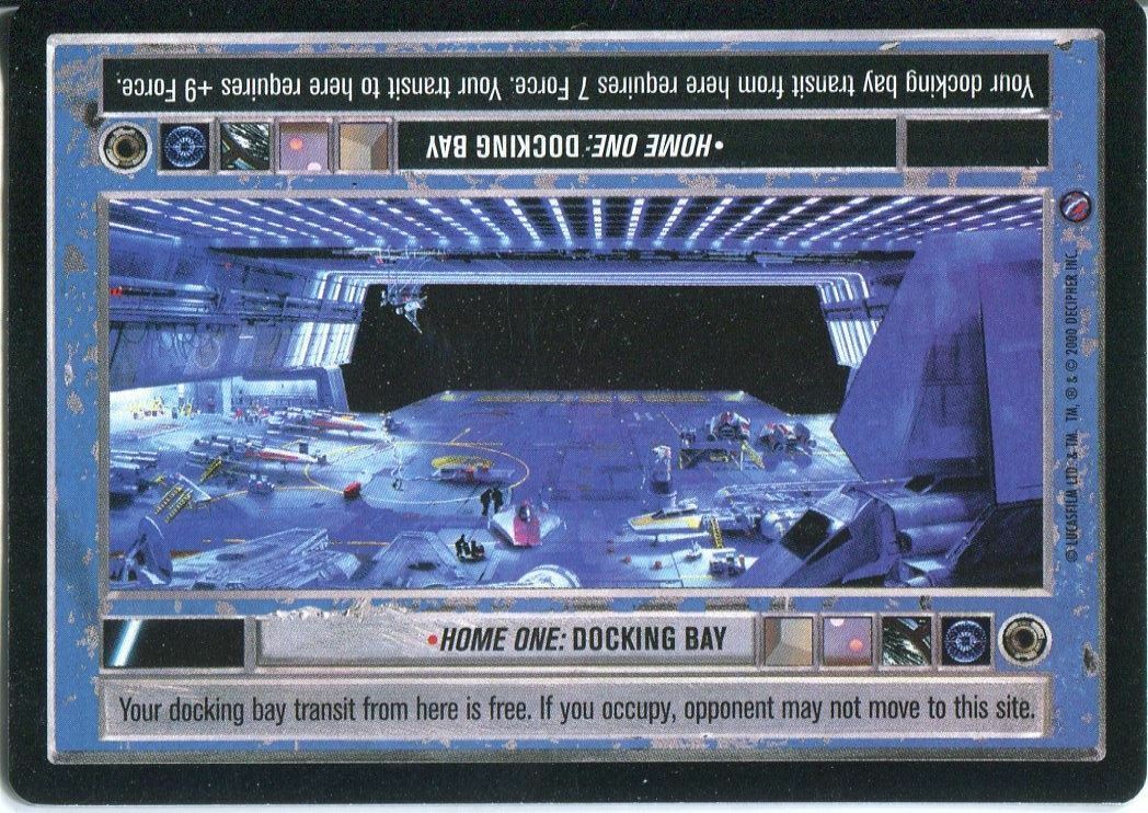 Home One: Docking Bay - SWCCG - Death Star II (Lightly Played)