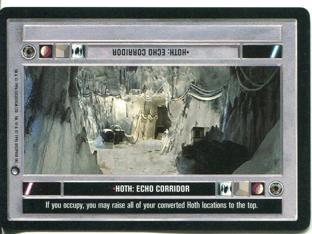 Hoth: Echo Corridor (Dark) - SWCCG - Hoth (Lightly Played)