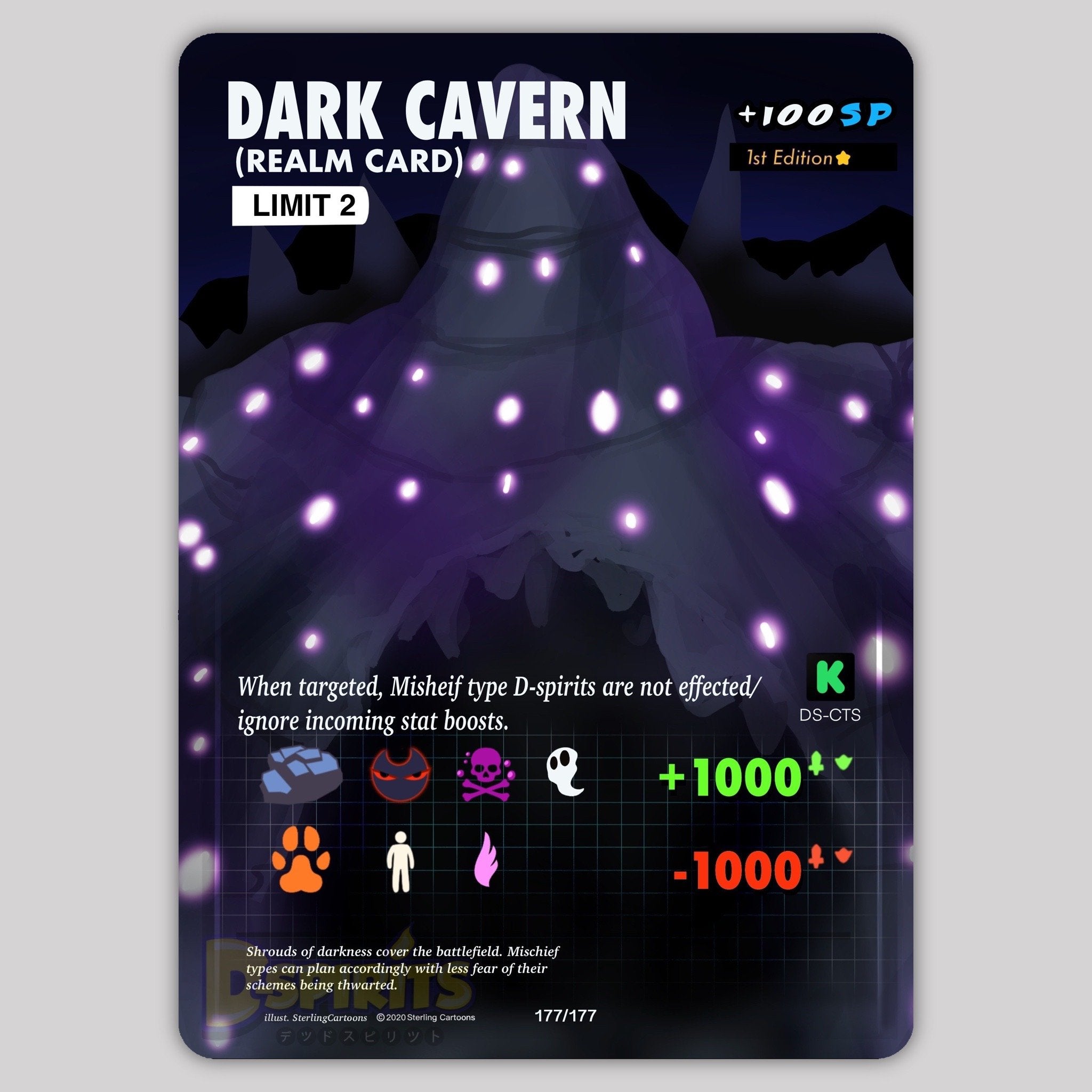 Dark Cavern (Holo) - D-Spirits - DS-CTS