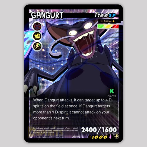 Dragukun Holo D-Spirits TCG SAMPLE 1/50 AUTOGRAPHED Card Sterling buy Cartoons