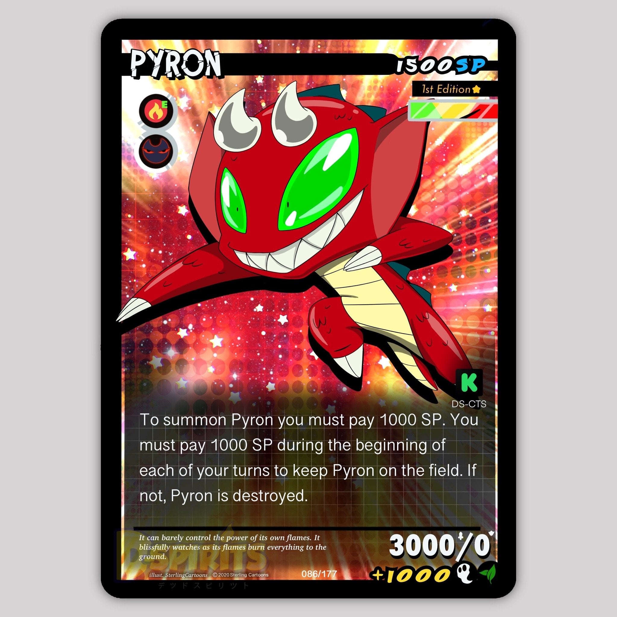Pyron (Holo) - D-Spirits - DS-CTS