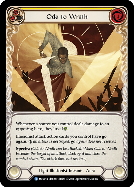 Ode to Wrath - Yellow - Monarch 1st Edition