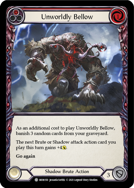 Unworldly Bellow - Red - Monarch 1st Edition