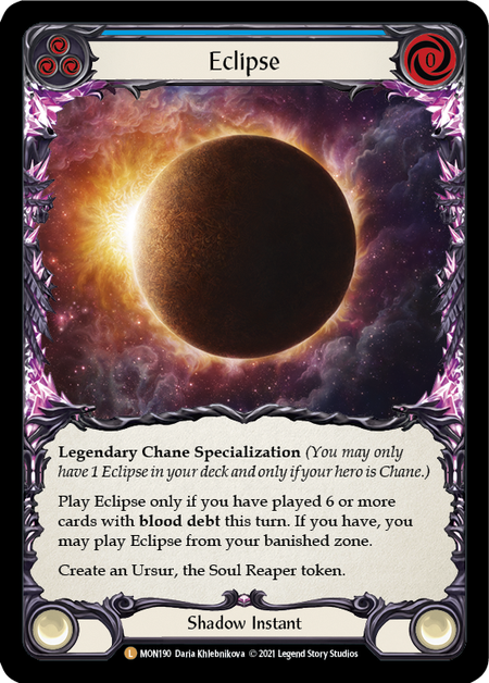 Eclipse - Cold Foil - MON190-1