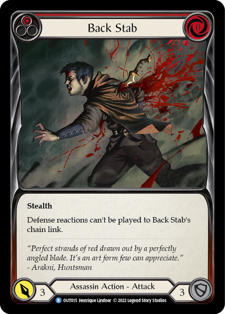 Back Stab - Red - Outsiders