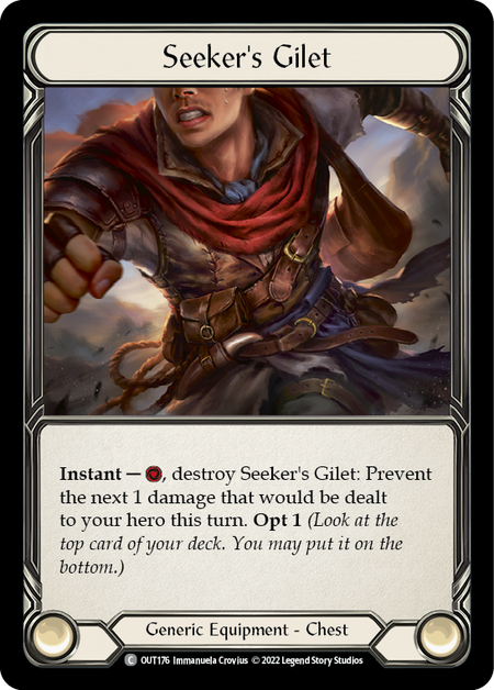 Seeker's Gilet - Common - Outsiders (Cold Foil)