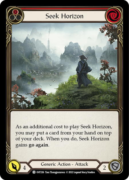 Seek Horizon - Red - Outsiders